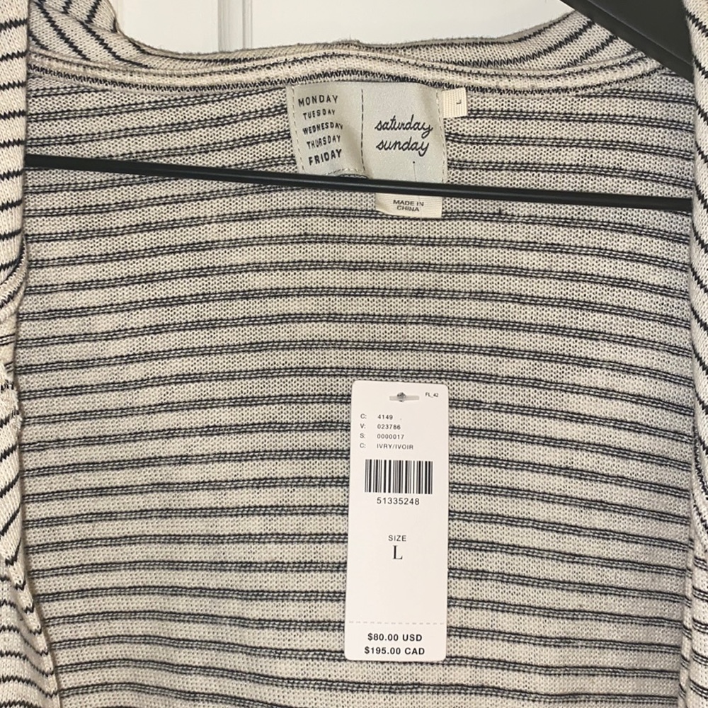 Easy, unstructured cardigan with pockets. Saturday Sunday for Anthropologie.